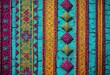 © Yaraslava - vivid close colorful intricate wall designs showcasing dynamic patterns textures bright hues, abstract, art, accent, artistry, decor, colors, composition