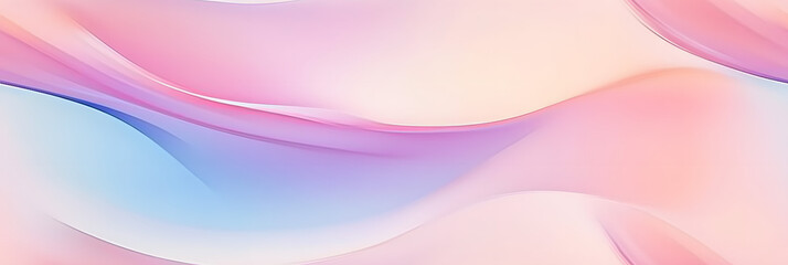 Sticker - abstract background with soft pastel waves gradient colors for designing apps or products