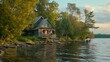 © QAISAR - Quiet lakeside cottage with modest style and great views of the water