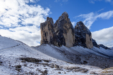 Canvas Print - les trois cimes des dolomites