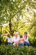 © Iuliia Versta/Stocksy - a large family plants beds in the garden