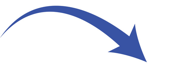 Wall Mural - Arrow icon on white background. flat style. arrow icon for your web site design, logo, app, UI. arrow indicated the direction symbol. curved arrow sign.