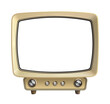 © photogrfx - Mid century modern television set isolated on a transparent background.. Over the air VHF and UHF reception.