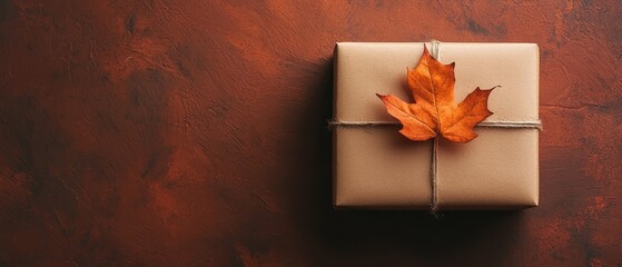 Sticker - Autumn Gift: Warm Tones and Rustic Charm