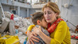 © NewFresh  - Sad mother with her son in a shipyard. Selective focus.