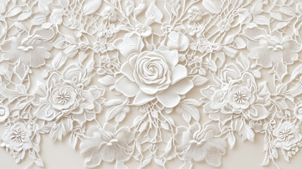 Poster - lace texture background