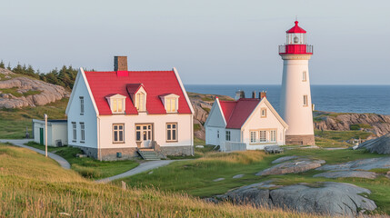 lighthouse on the coast