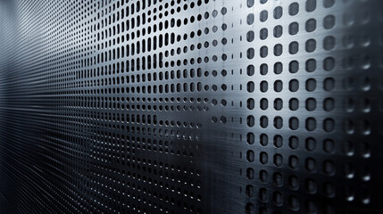 Canvas Print - metal grid texture background