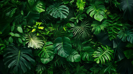 Wall Mural - Rain forest texture background