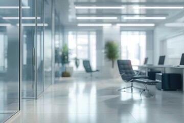 Wall Mural - Blurred office interior space background  Blurred office interior space background