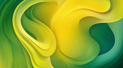 Abstract green and yellow color background. Vector illustration -generative ai