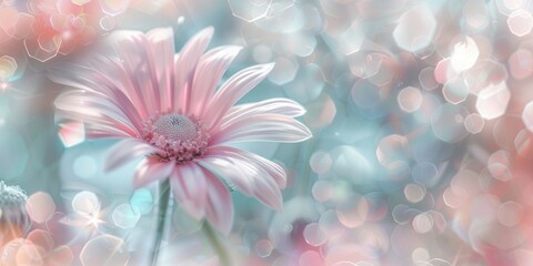 Wall Mural - Daisy flower in soft focus