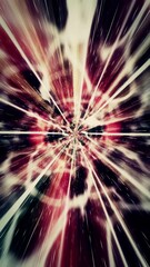 Wall Mural - Warp Speed: Journey Through the Light Spectrum