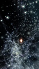Wall Mural - Stellar Voyage: Journey Through the Cosmic Star Fields