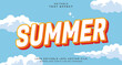 © Artzi - Editable text style effect - Summer text style theme.