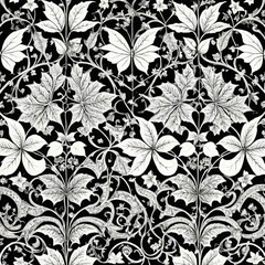 Wall Mural - seamless floral pattern