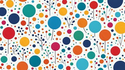 Wall Mural - Abstract colorful background design, modern illustration, seamless background