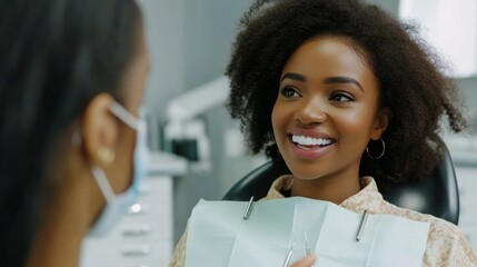 Happy Patient at the Dentist