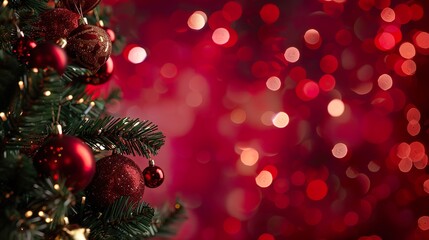 Christmas_tree_card_Red_christmas_background