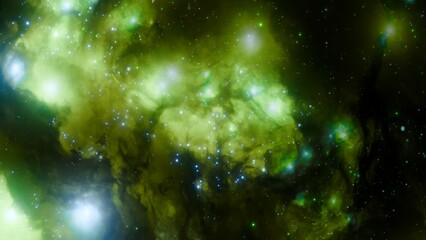 Wall Mural - Fantasy Universe Nebula with Stars and Cosmic Clouds