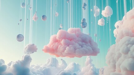 Wall Mural - Dreamy Cloudscape