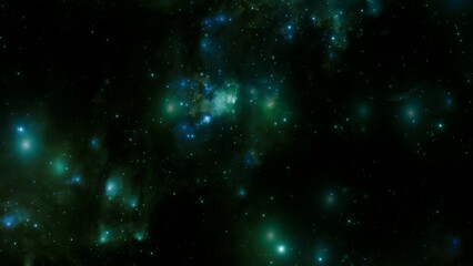 Wall Mural - Cosmic Starry Nebula Background – Vivid Space Landscape