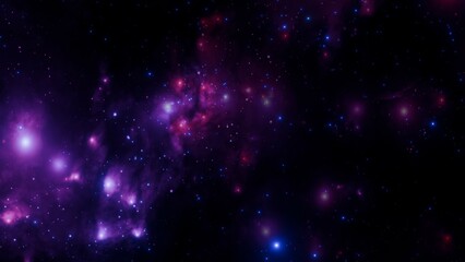 Wall Mural - Fantasy Universe Nebula with Stars and Cosmic Clouds