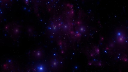 Wall Mural - Colorful Nebula Galaxy and Stars – Dreamy Space Scene