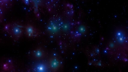 Wall Mural - Cosmic Starry Nebula Background – Vivid Space Landscape