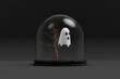 © Marcos Osorio/Stocksy - Trapped ghost in a dome with a tree. Halloween concept