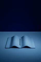 Book with pencil