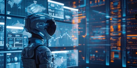 Fototapete - Innovative UX design concepts integrating AI and machine learning for personalized user interactions