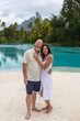© Mat Hayward - Happy middle aged couple on vacation together on tropical island Bora Bora in French Polynesia
