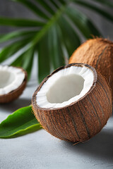 Wall Mural - Organic coconut, fresh