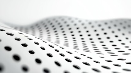 A white background with a black and white pattern of dots