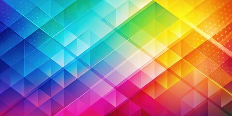 Poster - Abstract colorful presentation background with geometric shapes and gradients, abstract, colorful, presentation, background