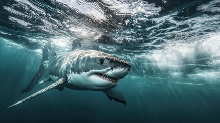 Great White Shark Underwater