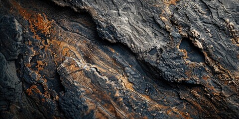 Poster - Texture of Ceramic Granite on Dark Wood