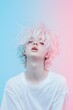 © rahuth - Retro Dream: Pastel Portrait of Man in Vintage Attire with Soft Light