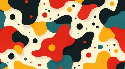 Poster - Modern abstract halftone pattern in a dotted style, perfect for creating engaging and artistic flat illustrations.