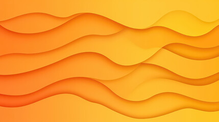 Sticker - Explore a vibrant abstract light papercut background with a modern diagonal design featuring warm orange tones.