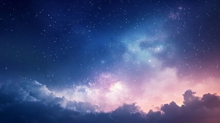Wall Mural - 幻想的な星空