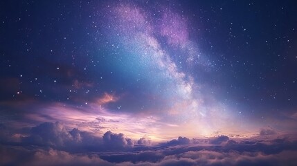 Wall Mural - 幻想的な星空
