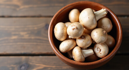 Poster - mushrooms in a basket