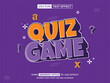 © ika - quiz game editable text, font effect, 3d text for title
