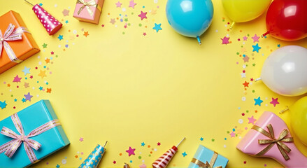 Poster - birthday party background