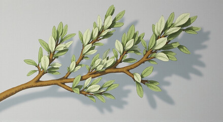 branch with leaves