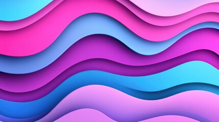 Sticker - Dive into a dreamy blend of blue, purple, and pink tones creating a vibrant abstract backdrop perfect for any design.