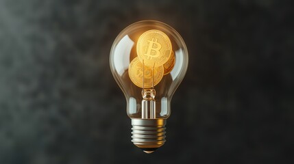 Illuminating Business Growth with Currency Concept 3D Illustration