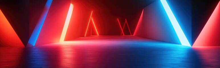 Aufkleber - Elegant minimalist geometric background 3D illustration 3D rendering